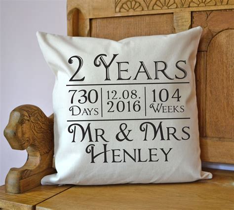 good second wedding anniversary gifts